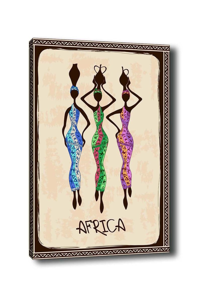 Koristeellinen Canvastaulu 50x70 cm, Monivärinen