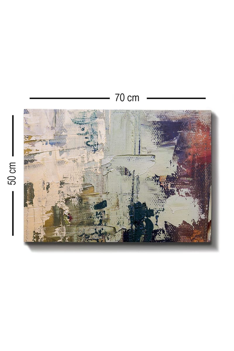 Koristeellinen Canvastaulu 50x70 cm - Monivärinen - Sisustustuotteet - Taulu & taide - Canvas-taulu