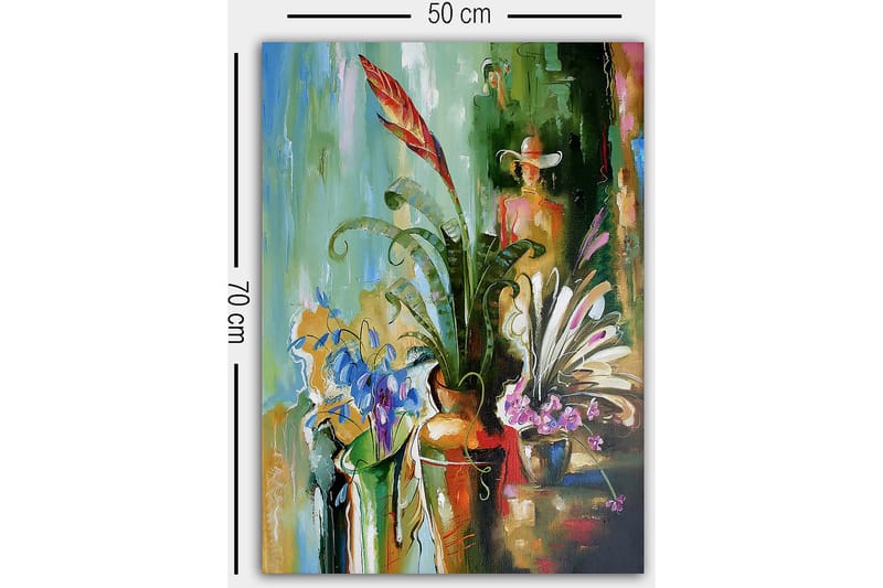 Koristeellinen Canvastaulu 50x70 cm - Monivärinen - Sisustustuotteet - Taulu & taide - Canvas-taulu