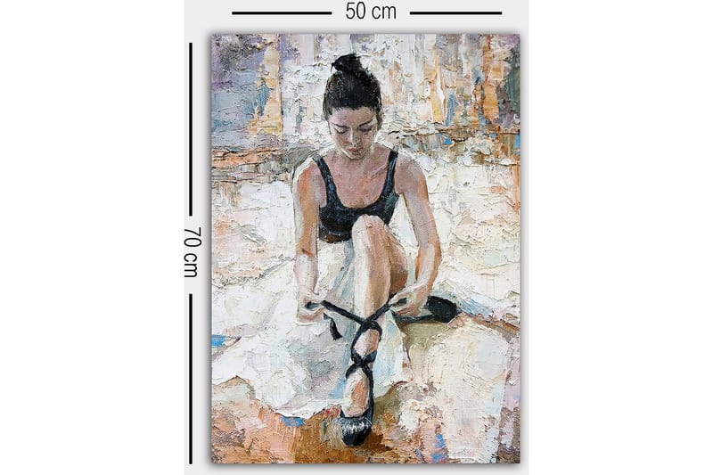 Koristeellinen Canvastaulu 50x70 cm - Monivärinen - Sisustustuotteet - Taulu & taide - Canvas-taulu