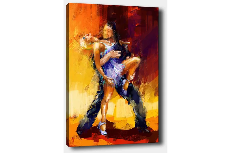 Koristeellinen Canvastaulu 50x70 cm - Monivärinen - Sisustustuotteet - Taulu & taide - Canvas-taulu