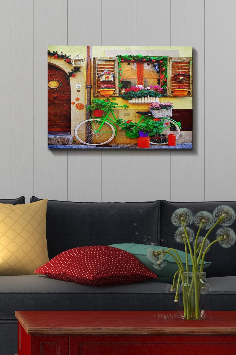 Koristeellinen Canvastaulu 50x70 cm - Monivärinen - Sisustustuotteet - Taulu & taide - Canvas-taulu