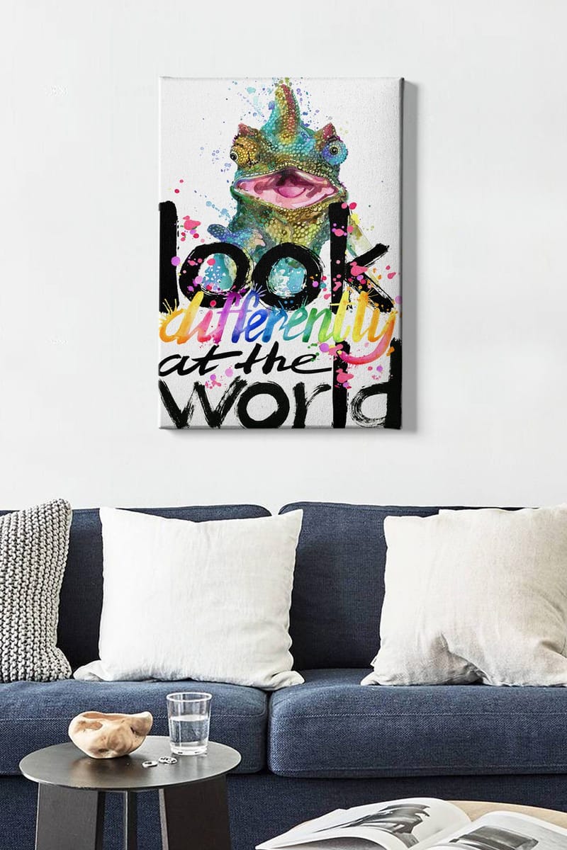 Koristeellinen Canvastaulu 50x70 cm - Monivärinen - Sisustustuotteet - Taulu & taide - Canvas-taulu