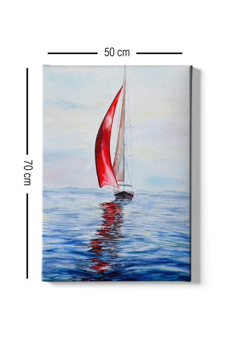 Koristeellinen Canvastaulu 50x70 cm - Monivärinen - Sisustustuotteet - Taulu & taide - Canvas-taulu