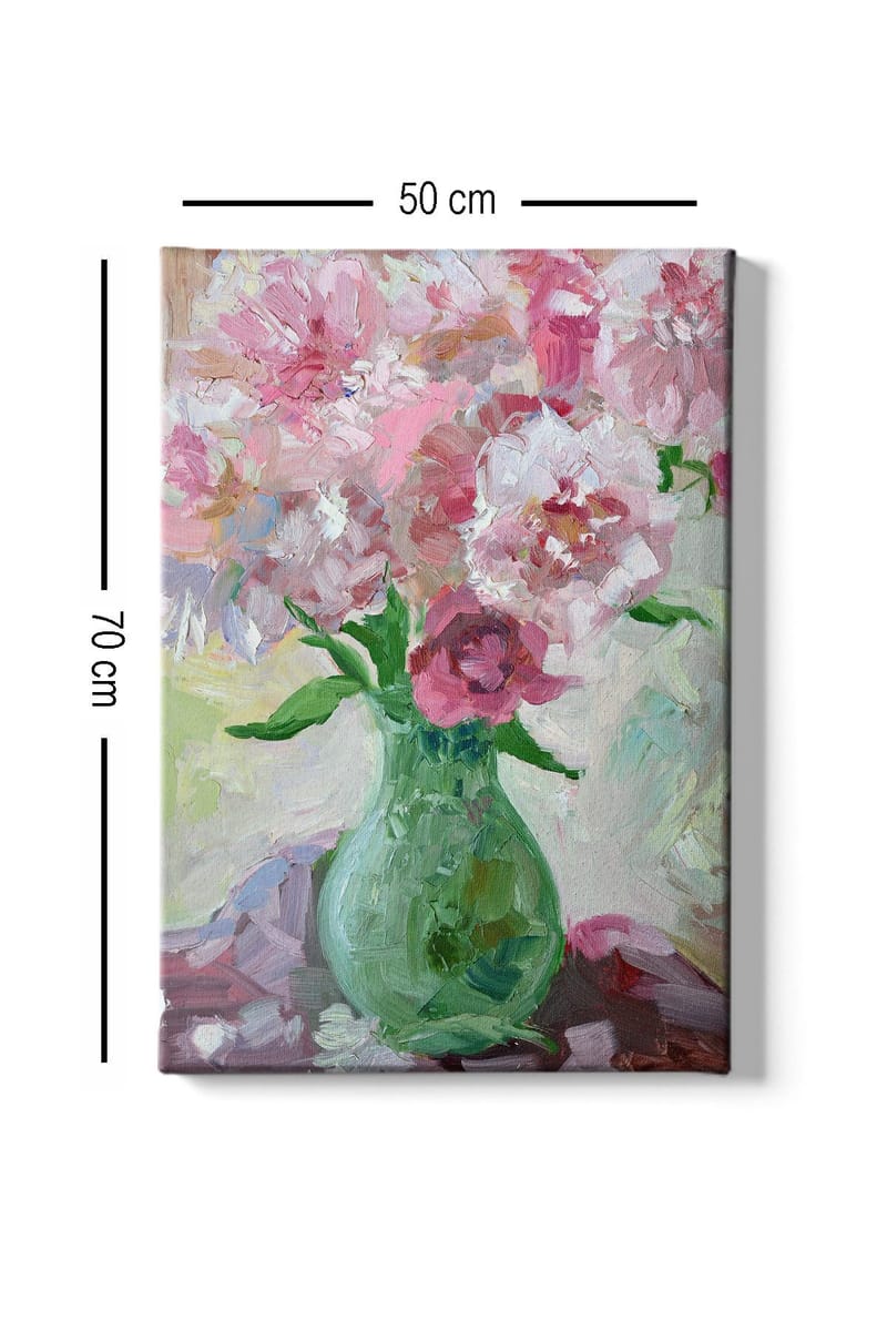 Koristeellinen Canvastaulu 50x70 cm - Monivärinen - Sisustustuotteet - Taulu & taide - Canvas-taulu