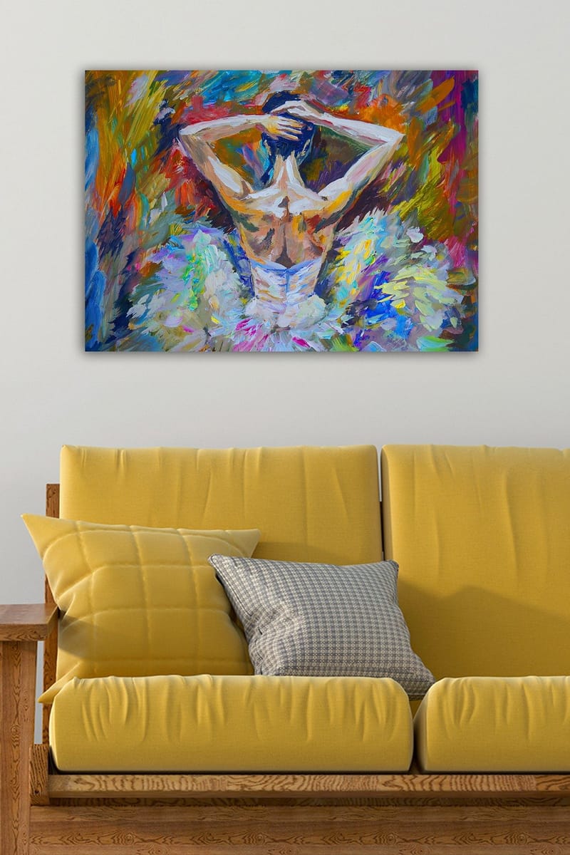 Koristeellinen Canvastaulu 50x70 cm - Monivärinen - Sisustustuotteet - Taulu & taide - Canvas-taulu