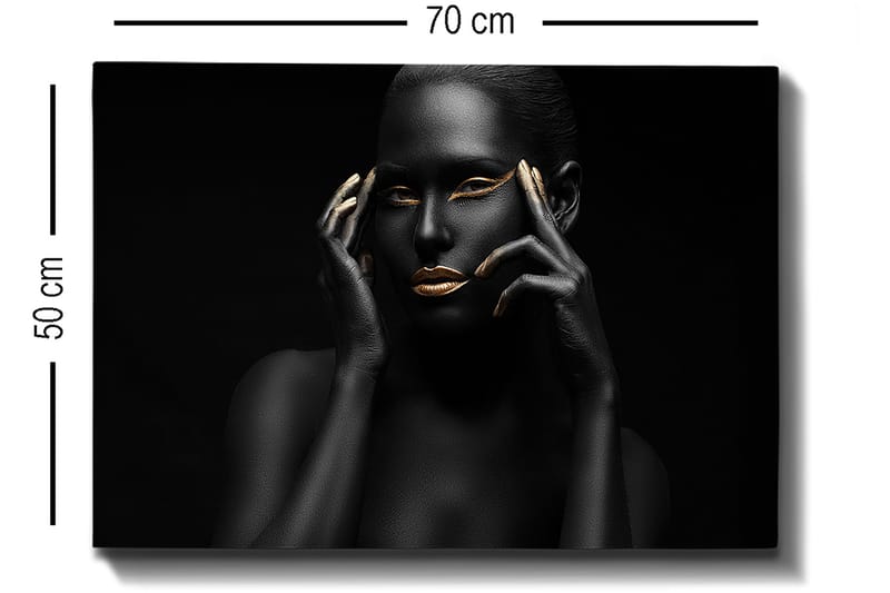 Koristeellinen Canvastaulu 50x70 cm - Monivärinen - Sisustustuotteet - Taulu & taide - Canvas-taulu