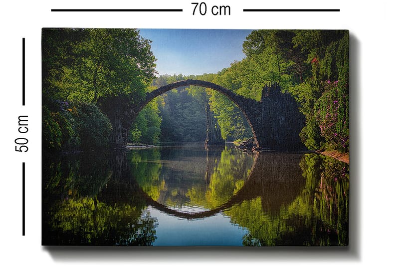 Koristeellinen Canvastaulu 50x70 cm - Monivärinen - Sisustustuotteet - Taulu & taide - Canvas-taulu