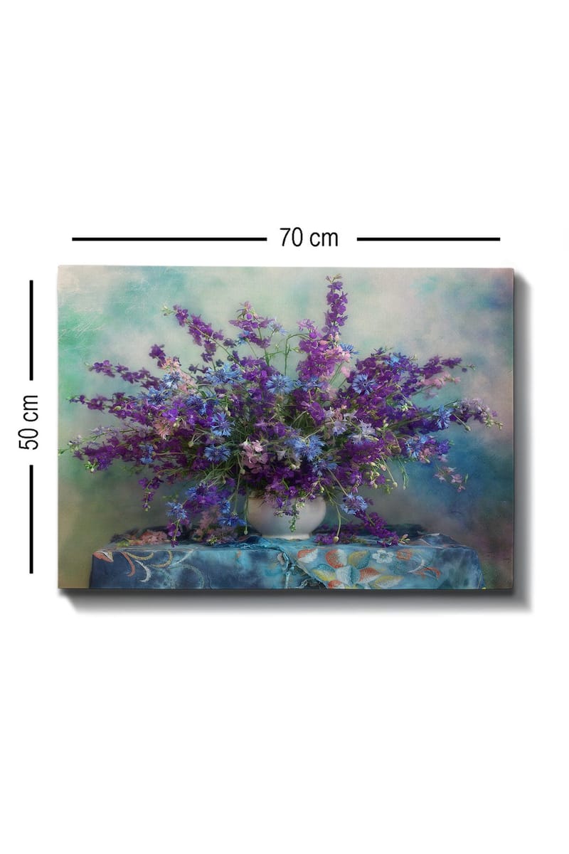 Koristeellinen Canvastaulu 50x70 cm - Monivärinen - Sisustustuotteet - Taulu & taide - Canvas-taulu