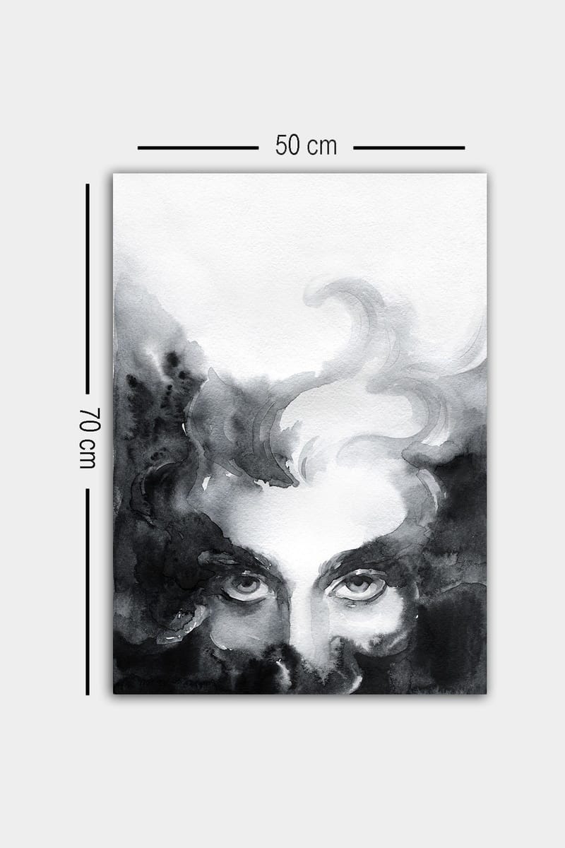 Koristeellinen Canvastaulu 50x70 cm - Monivärinen - Sisustustuotteet - Taulu & taide - Canvas-taulu