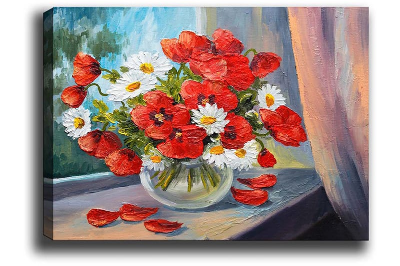 Koristeellinen Canvastaulu 50x70 cm - Monivärinen - Sisustustuotteet - Taulu & taide - Canvas-taulu