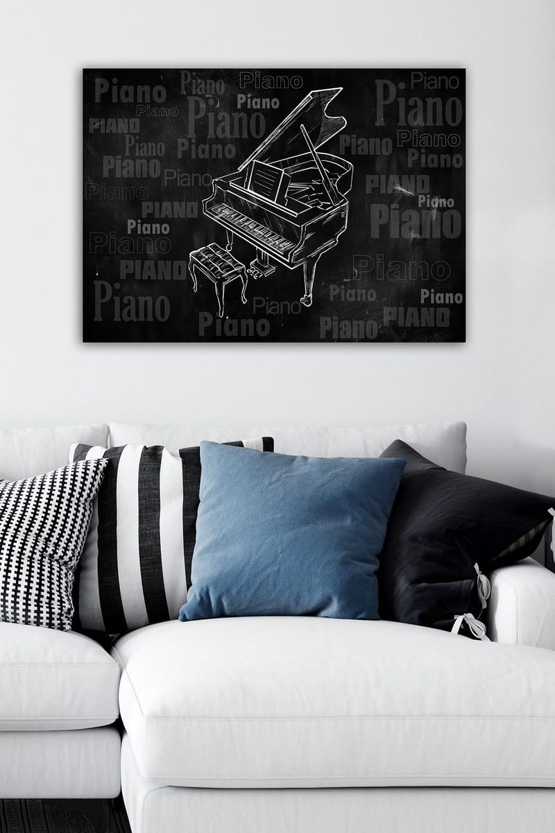 Koristeellinen Canvastaulu 50x70 cm - Monivärinen - Sisustustuotteet - Taulu & taide - Canvas-taulu