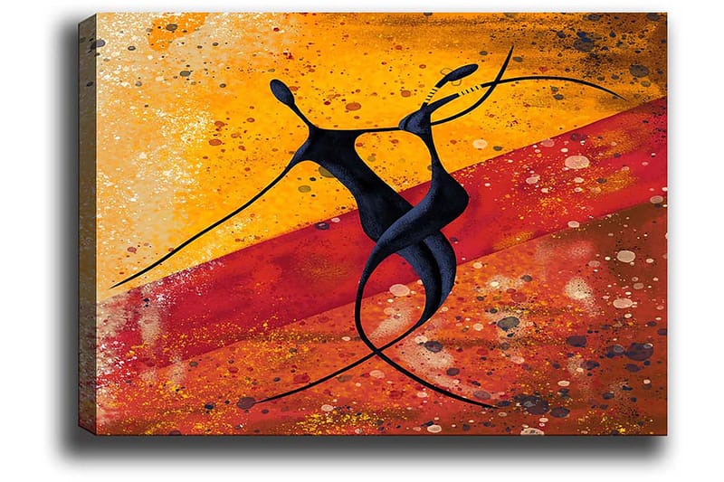 Koristeellinen Canvastaulu 50x70 cm - Monivärinen - Sisustustuotteet - Taulu & taide - Canvas-taulu