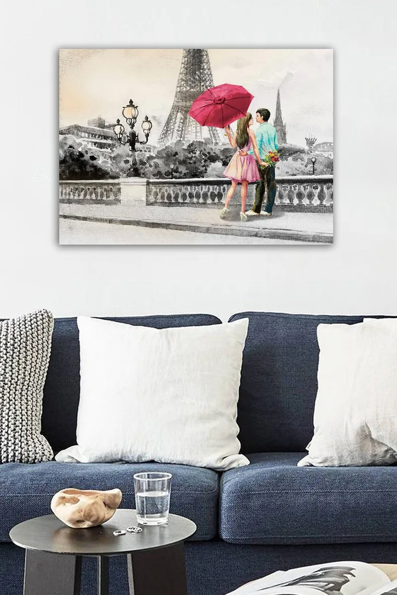 Koristeellinen Canvastaulu 50x70 cm - Monivärinen - Sisustustuotteet - Taulu & taide - Canvas-taulu