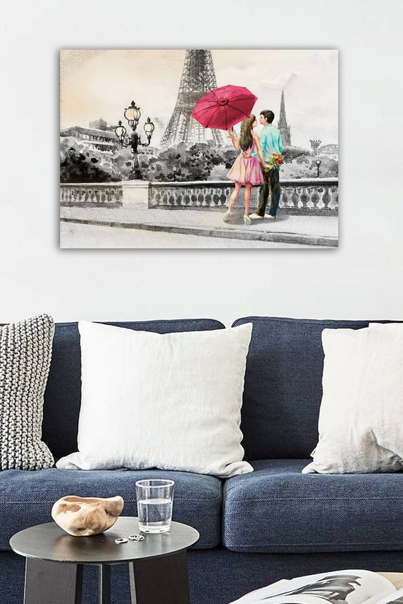 Koristeellinen Canvastaulu 50x70 cm - Monivärinen - Sisustustuotteet - Taulu & taide - Canvas-taulu