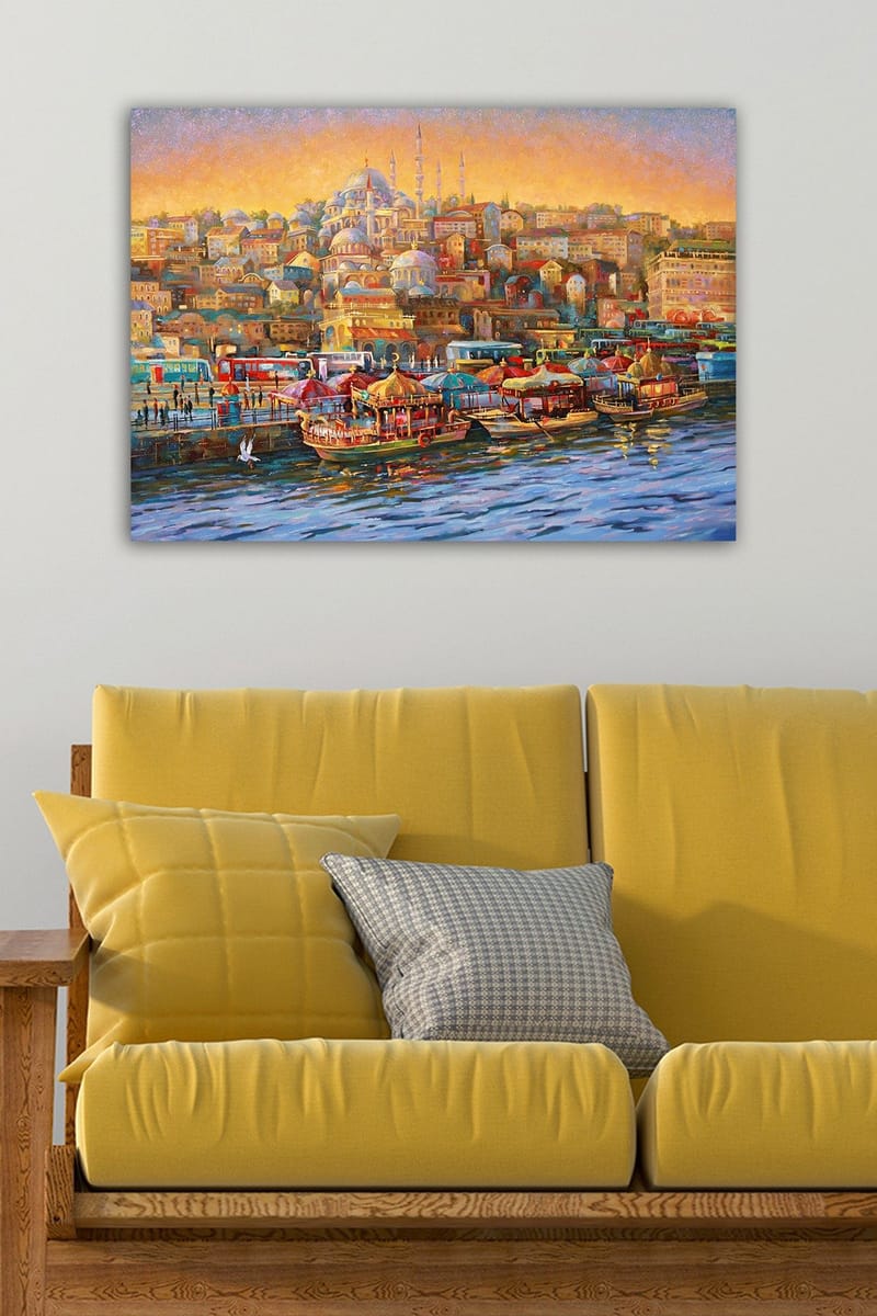 Koristeellinen Canvastaulu 50x70 cm - Monivärinen - Sisustustuotteet - Taulu & taide - Canvas-taulu