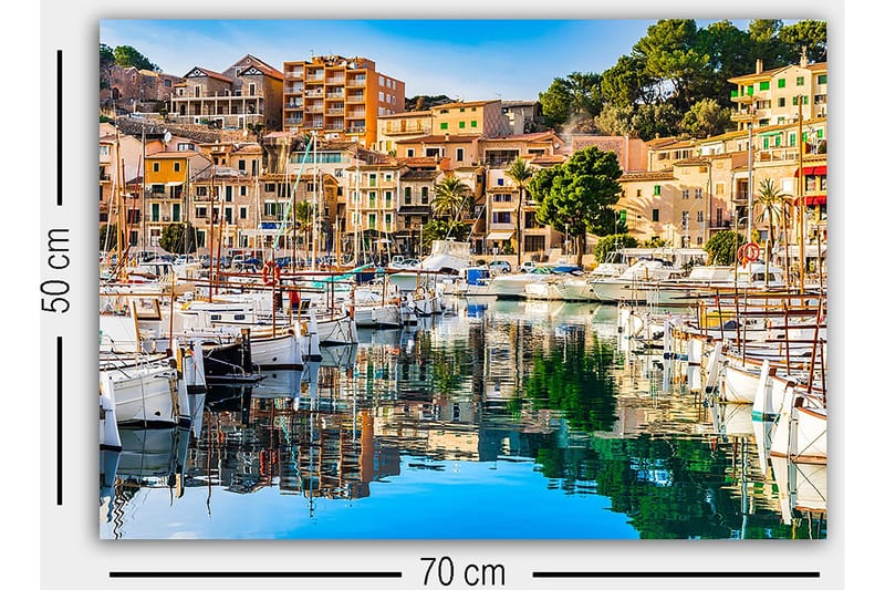 Koristeellinen Canvastaulu 50x70 cm - Monivärinen - Sisustustuotteet - Taulu & taide - Canvas-taulu