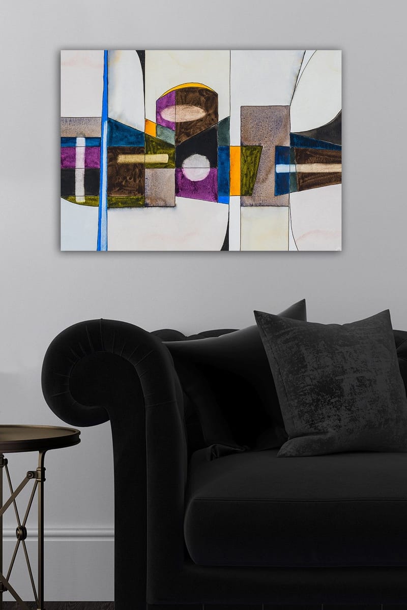 Koristeellinen Canvastaulu 50x70 cm - Monivärinen - Sisustustuotteet - Taulu & taide - Canvas-taulu