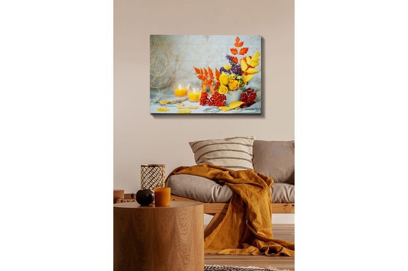 Koristeellinen Canvastaulu 50x70 cm - Monivärinen - Sisustustuotteet - Taulu & taide - Canvas-taulu