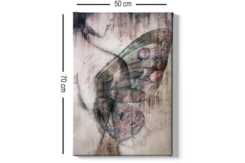 Koristeellinen Canvastaulu 50x70 cm - Monivärinen - Sisustustuotteet - Taulu & taide - Canvas-taulu
