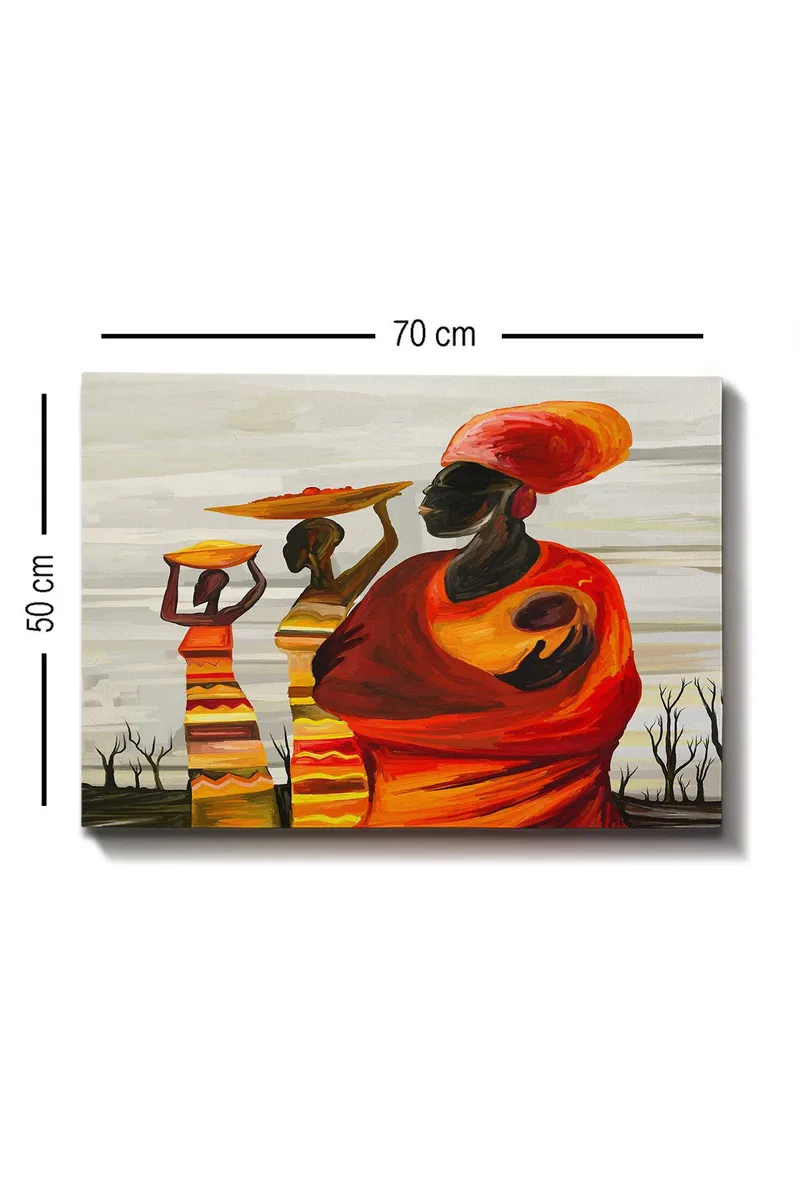 Koristeellinen Canvastaulu 50x70 cm - Monivärinen - Sisustustuotteet - Taulu & taide - Canvas-taulu