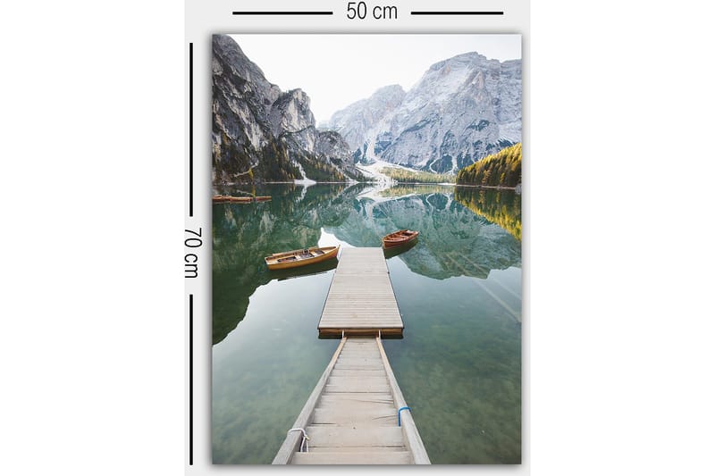 Koristeellinen Canvastaulu 50x70 cm - Monivärinen - Sisustustuotteet - Taulu & taide - Canvas-taulu