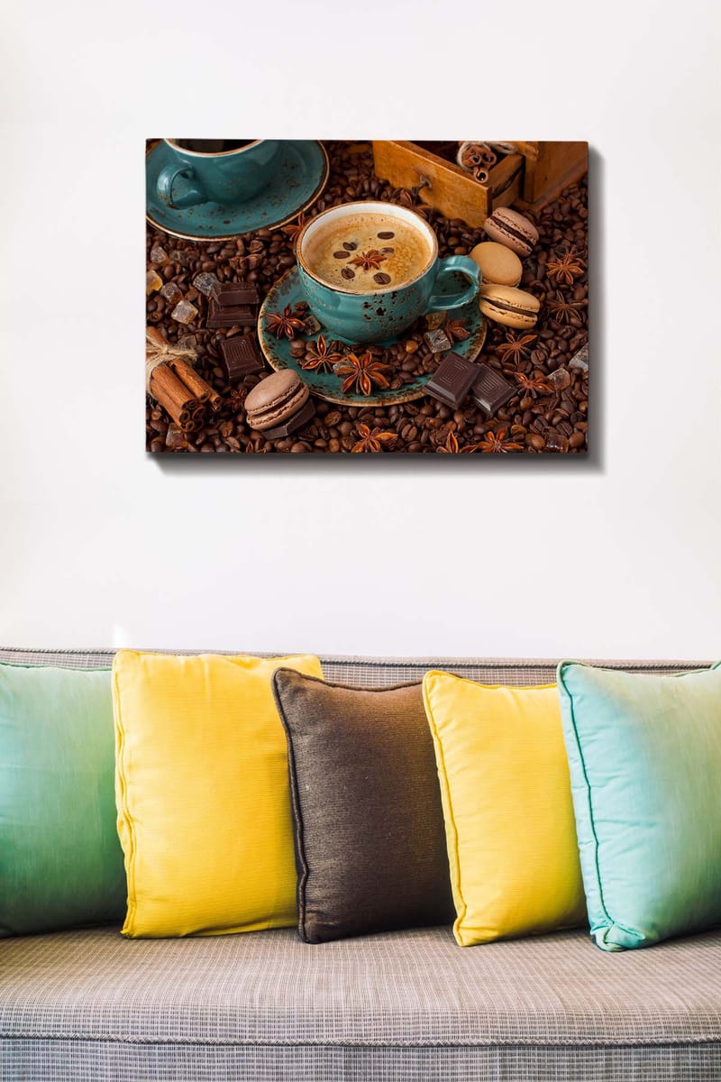 Koristeellinen Canvastaulu 50x70 cm - Monivärinen - Sisustustuotteet - Taulu & taide - Canvas-taulu