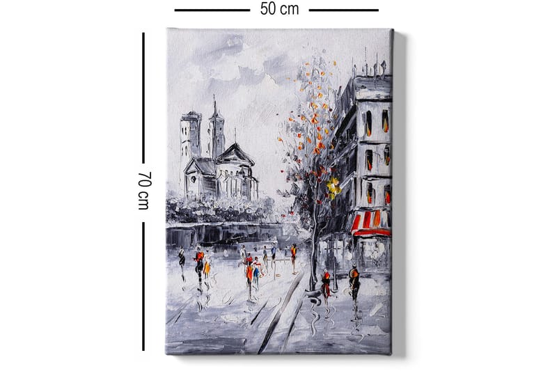 Koristeellinen Canvastaulu 50x70 cm - Monivärinen - Sisustustuotteet - Taulu & taide - Canvas-taulu