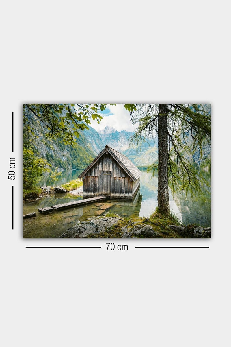 Koristeellinen Canvastaulu 50x70 cm - Monivärinen - Sisustustuotteet - Taulu & taide - Canvas-taulu