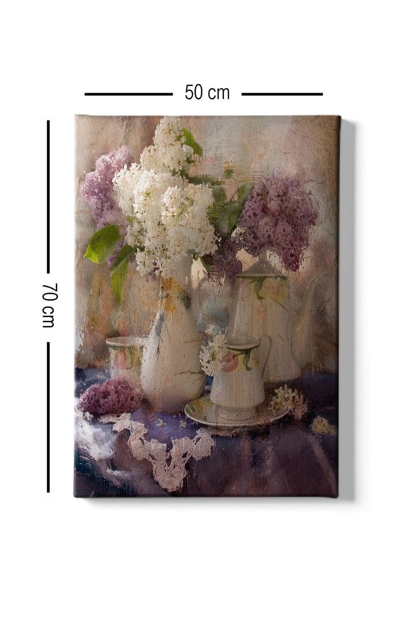 Koristeellinen Canvastaulu 50x70 cm - Monivärinen - Sisustustuotteet - Taulu & taide - Canvas-taulu