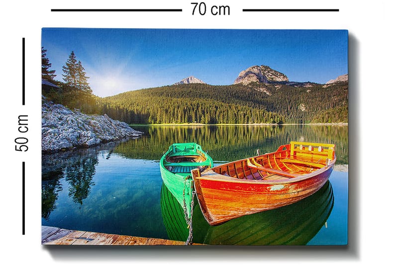 Koristeellinen Canvastaulu 50x70 cm - Monivärinen - Sisustustuotteet - Taulu & taide - Canvas-taulu