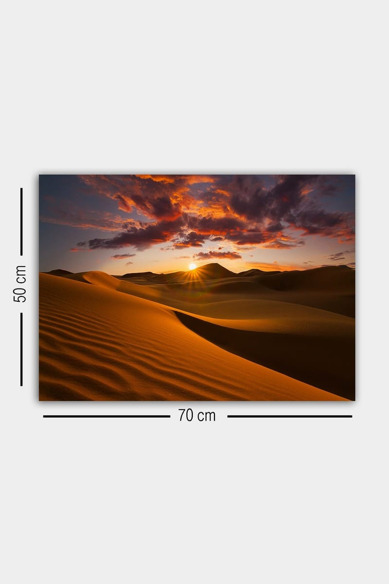 Koristeellinen Canvastaulu 50x70 cm - Monivärinen - Sisustustuotteet - Taulu & taide - Canvas-taulu