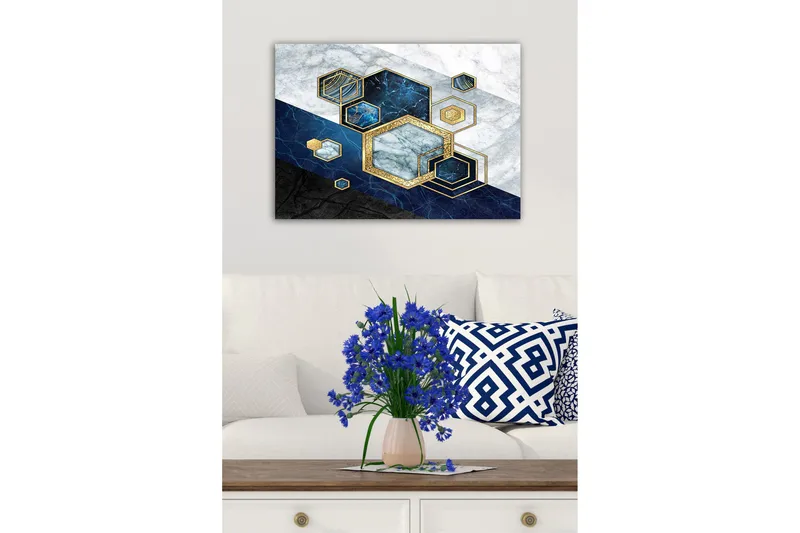 Koristeellinen Canvastaulu 50x70 cm - Monivärinen - Sisustustuotteet - Taulu & taide - Canvas-taulu