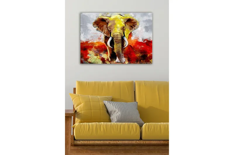 Koristeellinen Canvastaulu 50x70 cm - Monivärinen - Sisustustuotteet - Taulu & taide - Canvas-taulu