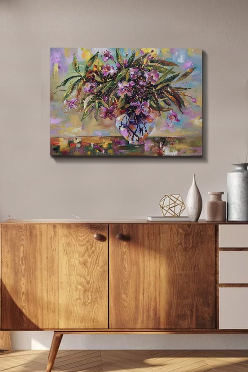 Koristeellinen Canvastaulu 50x70 cm - Monivärinen - Sisustustuotteet - Taulu & taide - Canvas-taulu