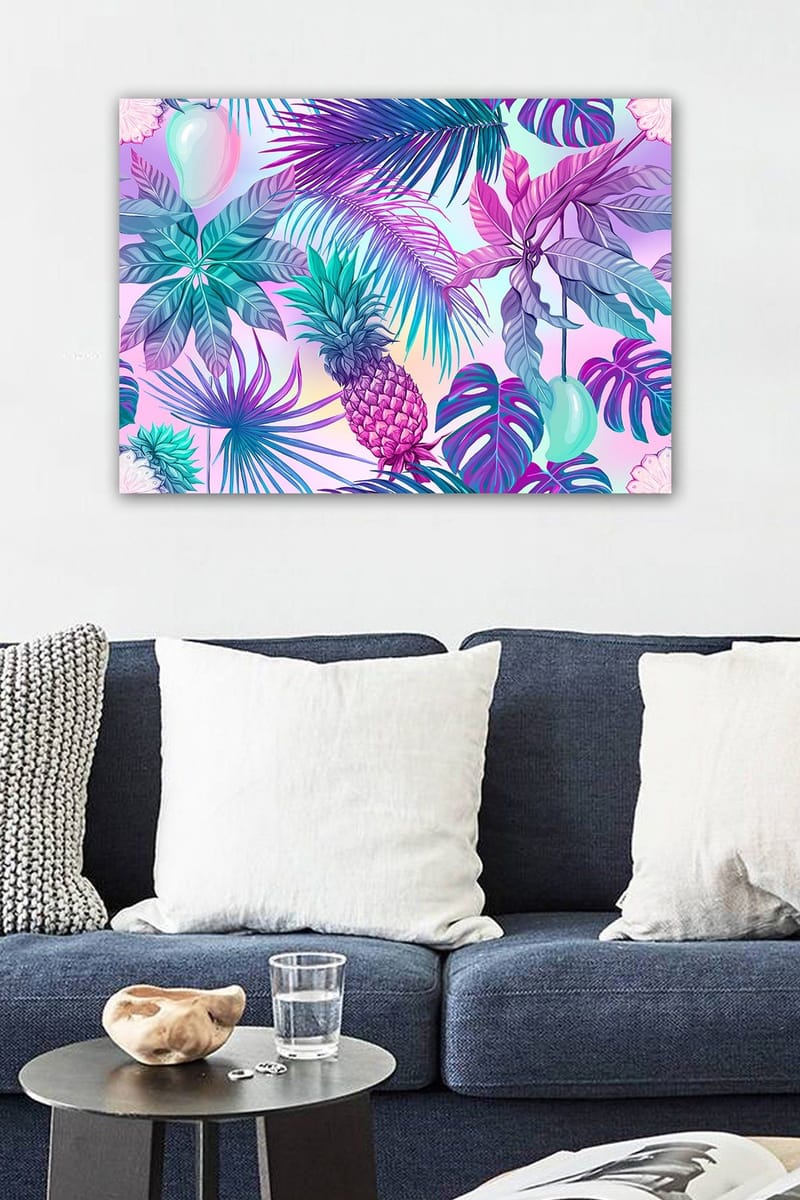 Koristeellinen Canvastaulu 50x70 cm - Monivärinen - Sisustustuotteet - Taulu & taide - Canvas-taulu