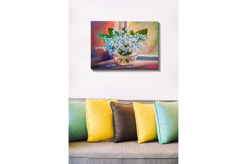 Koristeellinen Canvastaulu 50x70 cm - Monivärinen - Sisustustuotteet - Taulu & taide - Canvas-taulu