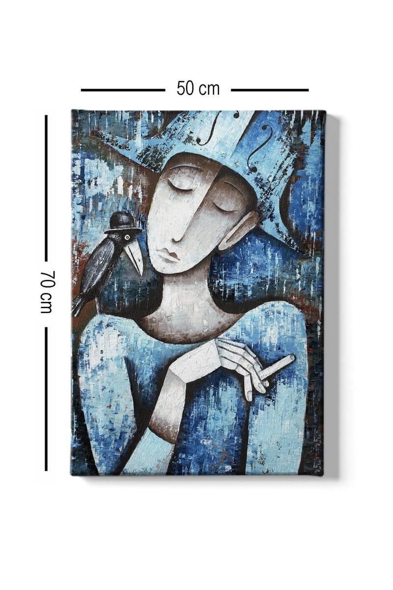 Koristeellinen Canvastaulu 50x70 cm - Monivärinen - Sisustustuotteet - Taulu & taide - Canvas-taulu