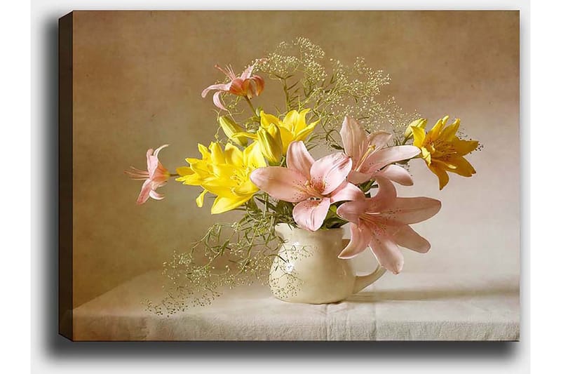 Koristeellinen Canvastaulu 50x70 cm - Monivärinen - Sisustustuotteet - Taulu & taide - Canvas-taulu