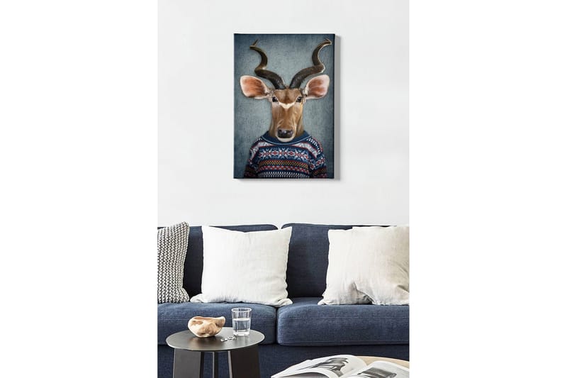 Koristeellinen Canvastaulu 50x70 cm - Monivärinen - Sisustustuotteet - Taulu & taide - Canvas-taulu