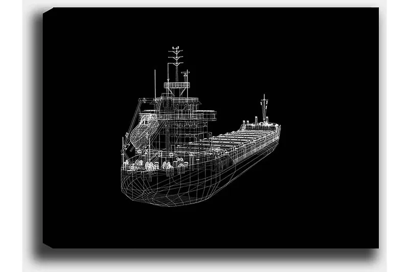Koristeellinen Canvastaulu 50x70 cm - Monivärinen - Sisustustuotteet - Taulu & taide - Canvas-taulu