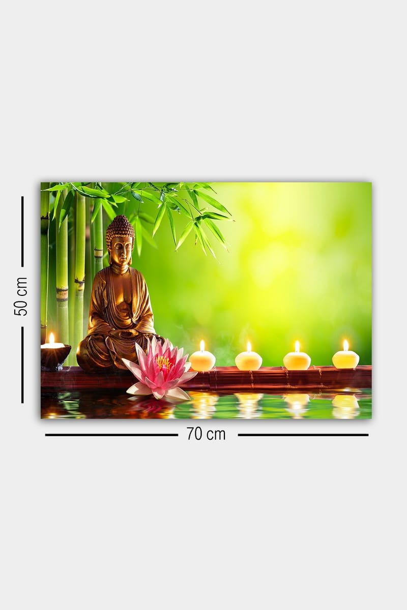 Koristeellinen Canvastaulu 50x70 cm - Monivärinen - Sisustustuotteet - Taulu & taide - Canvas-taulu