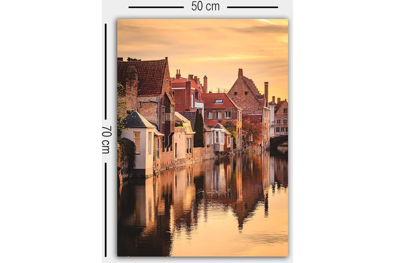 Koristeellinen Canvastaulu 50x70 cm - Monivärinen - Sisustustuotteet - Taulu & taide - Canvas-taulu