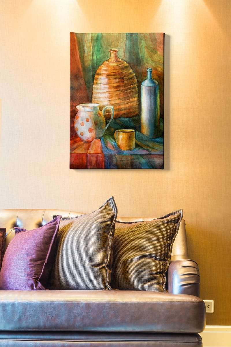 Koristeellinen Canvastaulu 50x70 cm - Monivärinen - Sisustustuotteet - Taulu & taide - Canvas-taulu