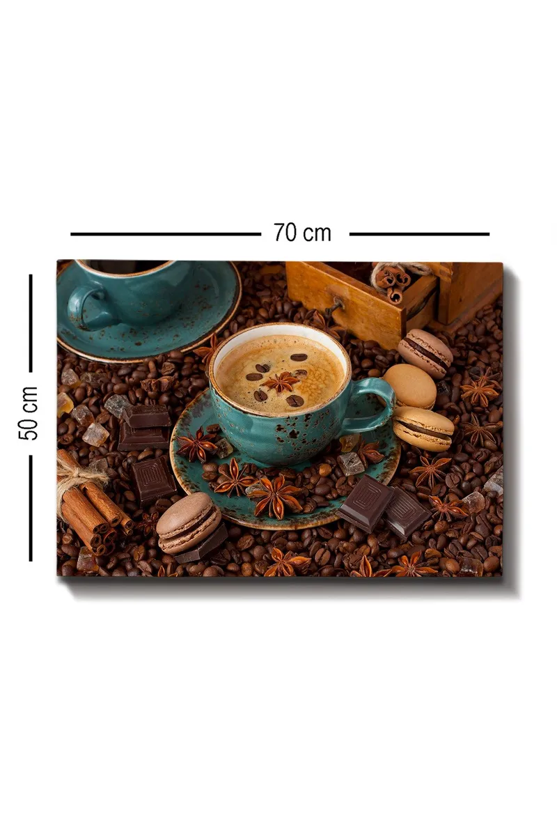 Koristeellinen Canvastaulu 50x70 cm - Monivärinen - Sisustustuotteet - Taulu & taide - Canvas-taulu