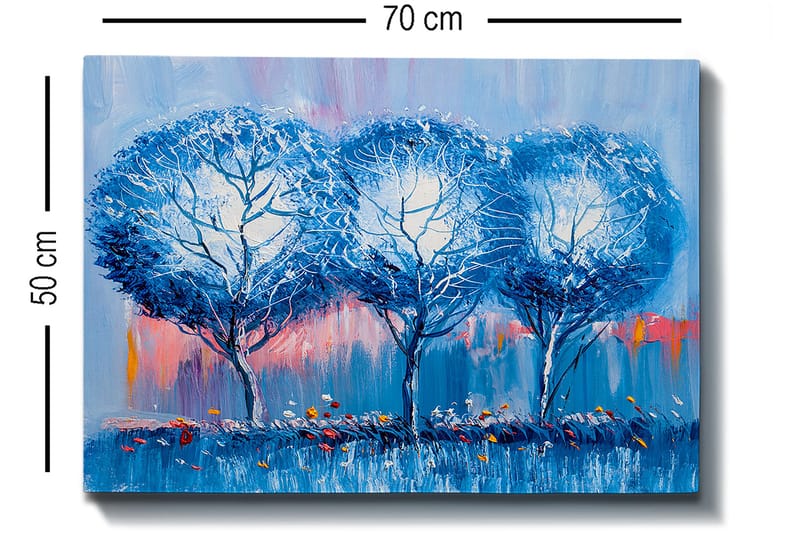 Koristeellinen Canvastaulu 50x70 cm - Monivärinen - Sisustustuotteet - Taulu & taide - Canvas-taulu
