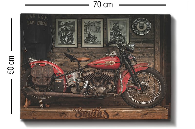 Koristeellinen Canvastaulu 50x70 cm - Monivärinen - Sisustustuotteet - Taulu & taide - Canvas-taulu