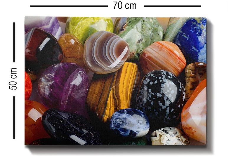 Koristeellinen Canvastaulu 50x70 cm - Monivärinen - Sisustustuotteet - Taulu & taide - Canvas-taulu