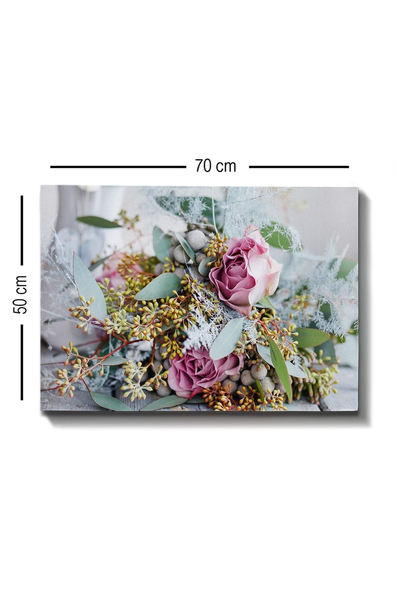 Koristeellinen Canvastaulu 50x70 cm - Monivärinen - Sisustustuotteet - Taulu & taide - Canvas-taulu