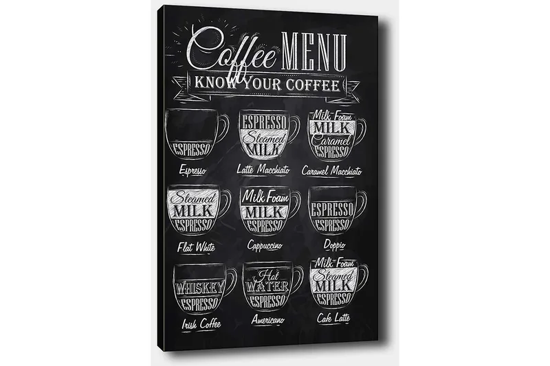 Koristeellinen Canvastaulu 50x70 cm - Monivärinen - Sisustustuotteet - Taulu & taide - Canvas-taulu